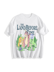 The Land Before Time Cotton T-Shirt in White