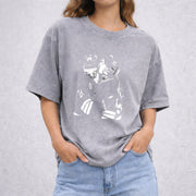 Hollander Rozanov Hockey vintage washed oversized T-shirt in Gray