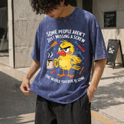 Some People Aren't Just Missing a Screw Vintage Washed T-Shirt in Blue