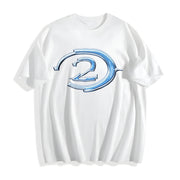 Retro Halo 2 Gaming Cotton T-Shirt in White