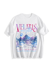 Velaris City of Starlight Acotar Cotton T-Shirt in White
