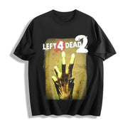 Left 4 Dead 2 Grunge Opium Y2K Tapout Amity Affliction Cotton T-Shirt in Black