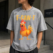 Chicken Vintage Washed T-Shirt in Gray