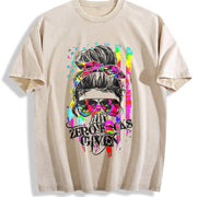 ZERO S GIVEN 25 vintage washed oversized T-shirt in Beige