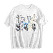 Third Grade Teacher Cotton T-Shirt in White