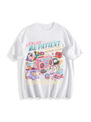 90s Throwback 90s Country Cotton T-Shirt in White