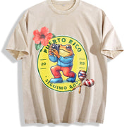 DTMF Should Take More Photos Album 2025 Vintage Washed T-Shirt in Beige