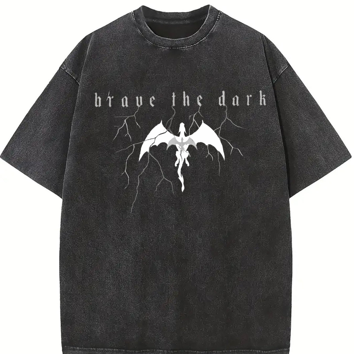 Onyx Storm Xaden Riorson Vintage Washed T-Shirt in Black