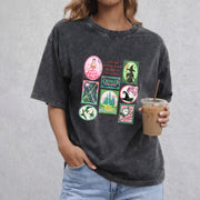 Wicked Changed For Good vintage washed oversized T-shirt in Black