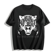 Retro Def Tired Coffee Cotton T-Shirt in Black