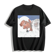 Adam Sandler Golf Happy Gilmore Cotton T-Shirt in Black