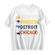 Go Pack Go Cotton T-Shirt in White