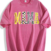 Softball Mama Softball Mom Game Day Vintage Washed T-Shirt in Red