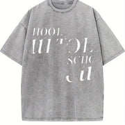 Three Turtles 90s Retro ® Y2k Turtle Lovers Vintage Washed T-Shirt in Gray