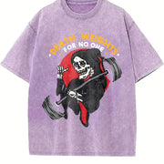 Death Weights for No One Vintage Washed T-Shirt in Purple