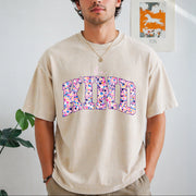 Be Kind Teacher Kindness Vintage Washed T-Shirt in Beige