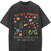 Neurodiversity for BCBA Vintage Washed T-Shirt in Black
