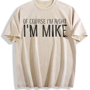 1 Pcs Heavy Adorable Vintage Washed T-Shirt in Beige