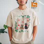 Anime Studio Ghibli Vintage Washed T-Shirt in Beige