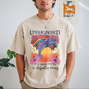 Undiagnosed Dolphin Vintage Washed T-Shirt in Beige