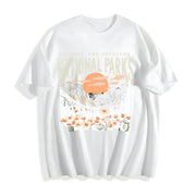 National Parks Nature Lover Cotton T-Shirt in White