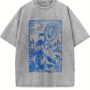 Sunflower Medieval Vintage Washed T-Shirt in Gray