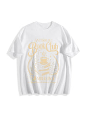 Anti Social Book Club Cotton T-Shirt in White