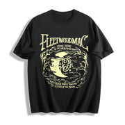 Fleetwood Mac Sisters of the Moon Cotton T-Shirt in Black