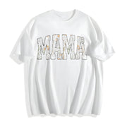 Hunting Mama Camo Western Cotton T-Shirt in White