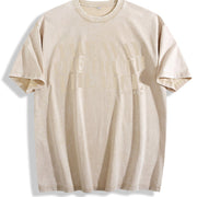 The Way the Truth the Life Christian vintage washed oversized T-shirt in Beige