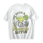 Margarita Ladies for All Seasons Cotton T-Shirt in White