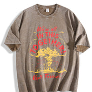 We're All in This Together Vintage Washed T-Shirt in Brown