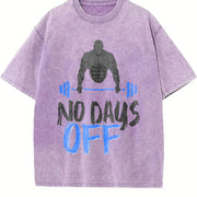 No Days Off Vintage Washed T-Shirt in Purple