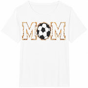 Soccer Mom Cotton T-Shirt in White