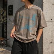 That's Coo Pigeon Lover Animal Meme Vintage Washed T-Shirt in Brown