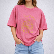 Xaden Riorson House vintage washed oversized T-shirt in Red