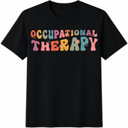 Occupational Therapy Cotton T-Shirt in Black