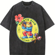 DTMF Should Take More Photos Album 2025 Vintage Washed T-Shirt in Black