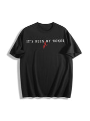 Onyx Storm Liam Mairi Cotton T-Shirt in Black