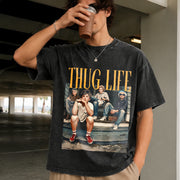 The Golden Girls Thug Life Vintage Washed T-Shirt in Black