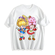 Strawberry Shortcake Friend Cotton T-Shirt in White