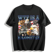 WTF Is a Killometer Cotton T-Shirt in Black