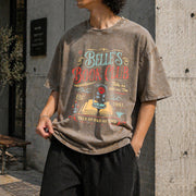 Disney Belle Book Club Vintage Washed T-Shirt in Brown