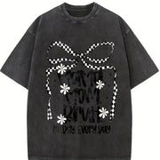 Mama Mommy Mom Mother’s Day Vintage Washed T-Shirt in Black