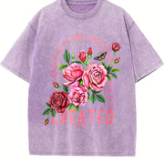 For the Spiritual Urban Explorer Coastal Granddaughter Vintage Washed T-Shirt in Purple