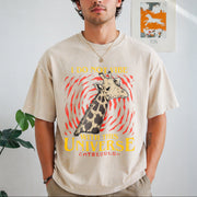 I Do Not Vibe with This Universe Vintage Washed T-Shirt in Beige