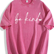 Be Kind Quotes Inspirational Meaningful Quotes Cute Vintage Washed T-Shirt in Red