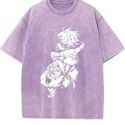 Rudo Gachiakuta – Anime Heavy for Fans 2025 vintage washed oversized T-shirt in Purple