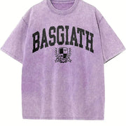 Basgiath War College Fourth Wing Violet Sorrengail vintage washed oversized T-shirt in Purple