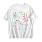 Wicked Wizard Movie Fan Cotton T-Shirt in White